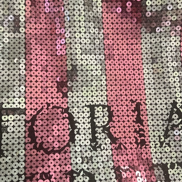 Victoria's Secret Pink and Silver Tote Bag - Picture 2 of 5